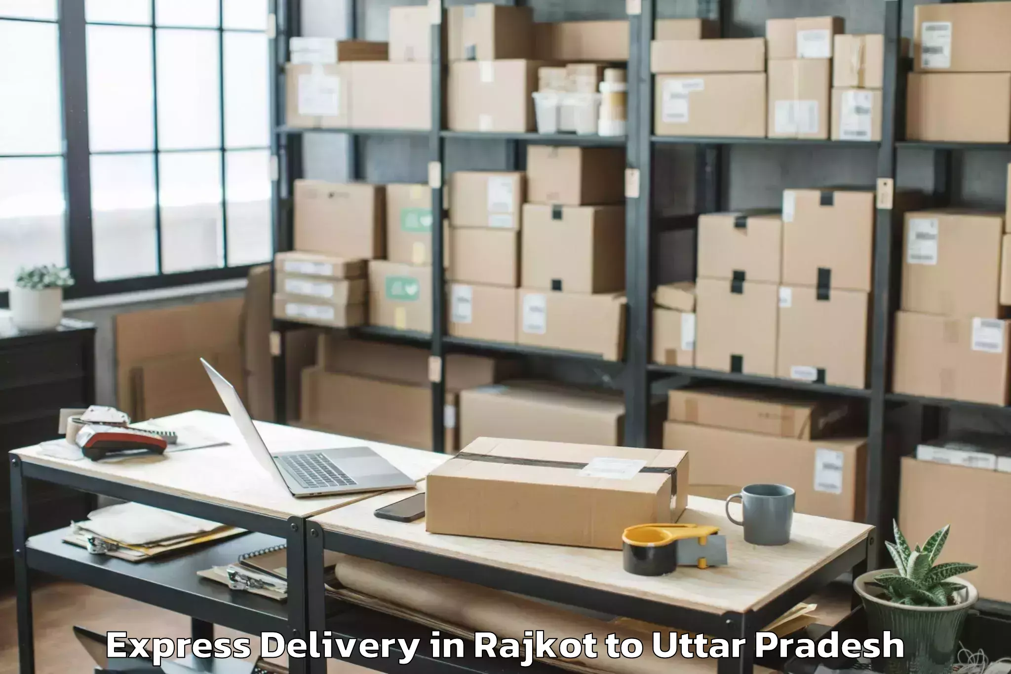 Hassle-Free Rajkot to Jaypee Institute Of Informatio Express Delivery